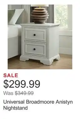 Costco Universal Broadmoore Anistyn Nightstand offer