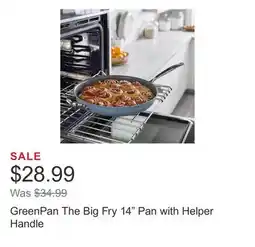 Costco GreenPan The Big Fry 14 Pan with Helper Handle offer