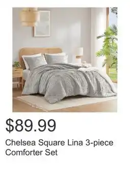 Costco Chelsea Square Lina 3-piece Comforter Set offer