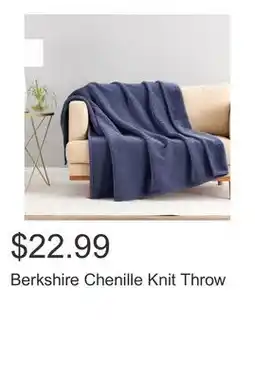 Costco Berkshire Chenille Knit Throw offer