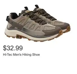 Costco Hi-Tec Men's Hiking Shoe offer