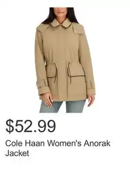 Costco Cole Haan Women's Anorak Jacket offer