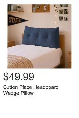 Costco Sutton Place Headboard Wedge Pillow offer