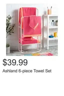 Costco Ashland 6-piece Towel Set offer
