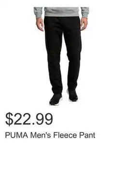 Costco PUMA Men's Fleece Pant offer