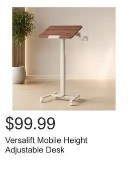 Costco Versalift Mobile Height Adjustable Desk offer