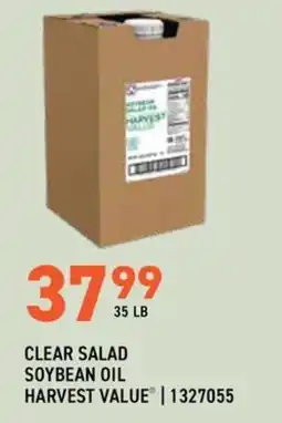 US Foods Chef's Store Harvest Value Clear Salad Soybean Oil offer