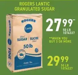 US Foods Chef's Store Rogers Lantic Granulated Sugar offer