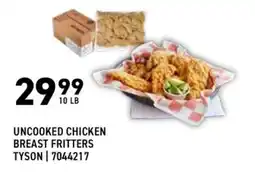 US Foods Chef's Store Tyson uncooked chicken breast fritters offer