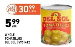 US Foods Chef's Store Del Sol whole tomatillo offer