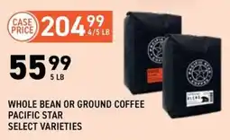 US Foods Chef's Store Pacific Star Whole Bean Or Ground Coffee offer