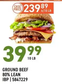 US Foods Chef's Store Ground Beef offer