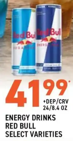 US Foods Chef's Store Red Bull energy drinks offer