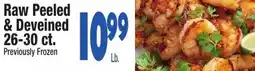 King Kullen Raw Peeled & Deveined offer