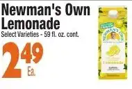 King Kullen Newman's Own Lemonade offer