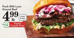 Pavilions Fresh 80% Lean Ground Beef offer