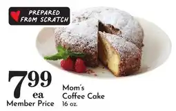 Pavilions Mom's Coffee Cake offer