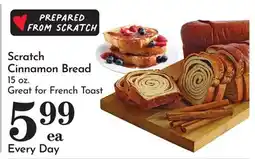 Pavilions Scratch Cinnamon Bread offer