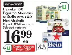 Pavilions Heineken 0.0 Figueroa Mountain or Stella Artois 0.0 Non-Alcoholic offer