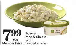 Pavilions Panera Mac & Cheese offer