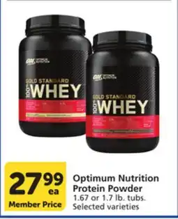 Pavilions Optimum Nutrition Protein Powder offer