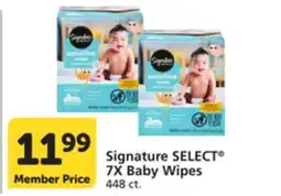 Pavilions Signature SELECT 7X Baby Wipes offer
