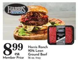 Pavilions Harris Ranch 90% Lean Ground Beef offer