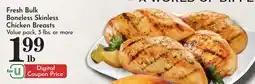 Pavilions Fresh Bulk Boneless Skinless Chicken Breasts offer