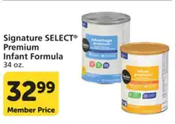 Pavilions Signature SELECT Premium Infant Formula offer