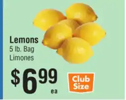 Smart & Final Lemons offer