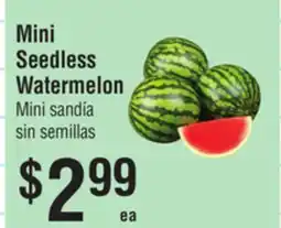 Smart & Final Mini Seedless Watermelon offer