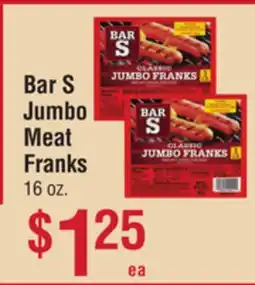 Smart & Final Bar S Jumbo Meat Franks offer
