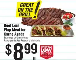 Smart & Final Beef Loin Flap Meat for Carne Asada offer