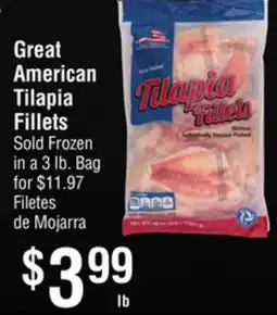 Smart & Final Great American Tilapia Fillets offer