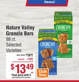 Smart & Final Nature Valley Granola Bars offer