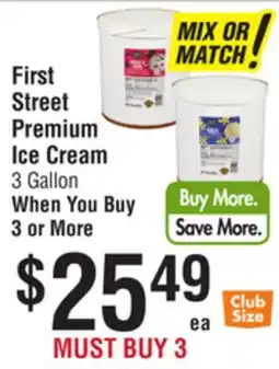 Smart & Final First Street Premium Ice Cream offer