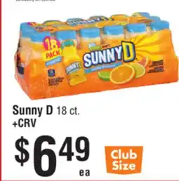 Smart & Final Sunny D offer