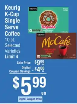 Smart & Final Keurig K-Cup Single Serve Coffee offer