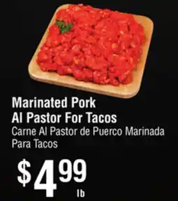 Smart & Final Marinated Pork Al Pastor For Tacos offer