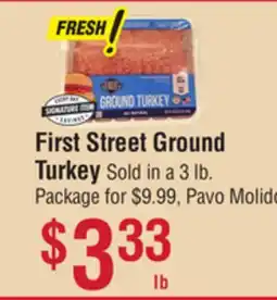 Smart & Final First Street Ground Turkey offer