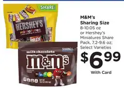 Ralphs M&M's Sharing offer