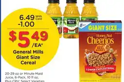 Ralphs General Mills Giant Size Cereal offer