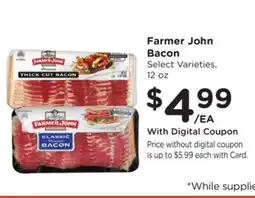 Ralphs Farmer John Bacon offer