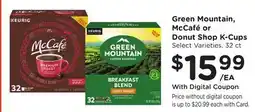 Ralphs Green Mountain, McCafe or Donut Shop K-Cups offer