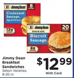 Ralphs Jimmy Dean Breakfast Sandwiches offer