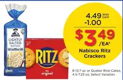 Ralphs Nabisco Ritz Crackers offer