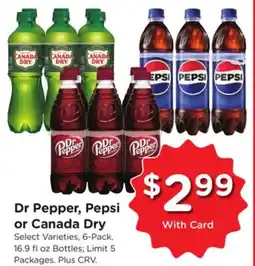 Ralphs Dr Pepper, Pepsi or Canada Dry offer