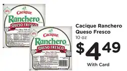 Ralphs Cacique Ranchero Queso Fresco offer