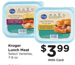 Ralphs Kroger Lunch Meat offer