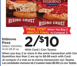 Ralphs DiGiorno Pizza offer